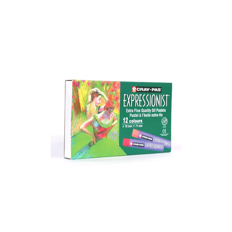 Sakura 12 oil pastels