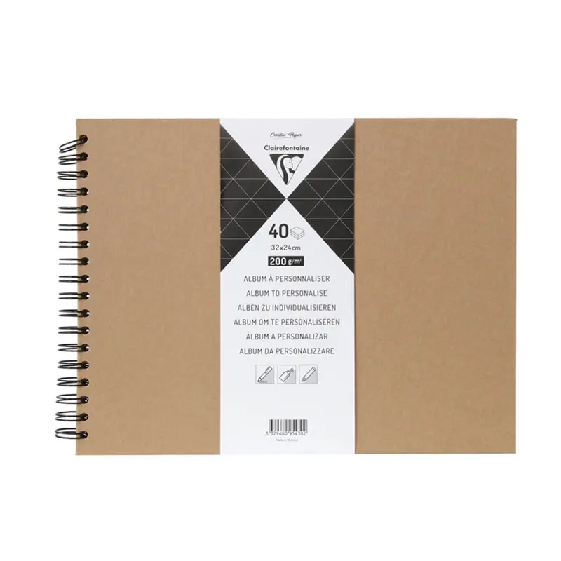 Customizable Kraft Album - 32 x 24 cm