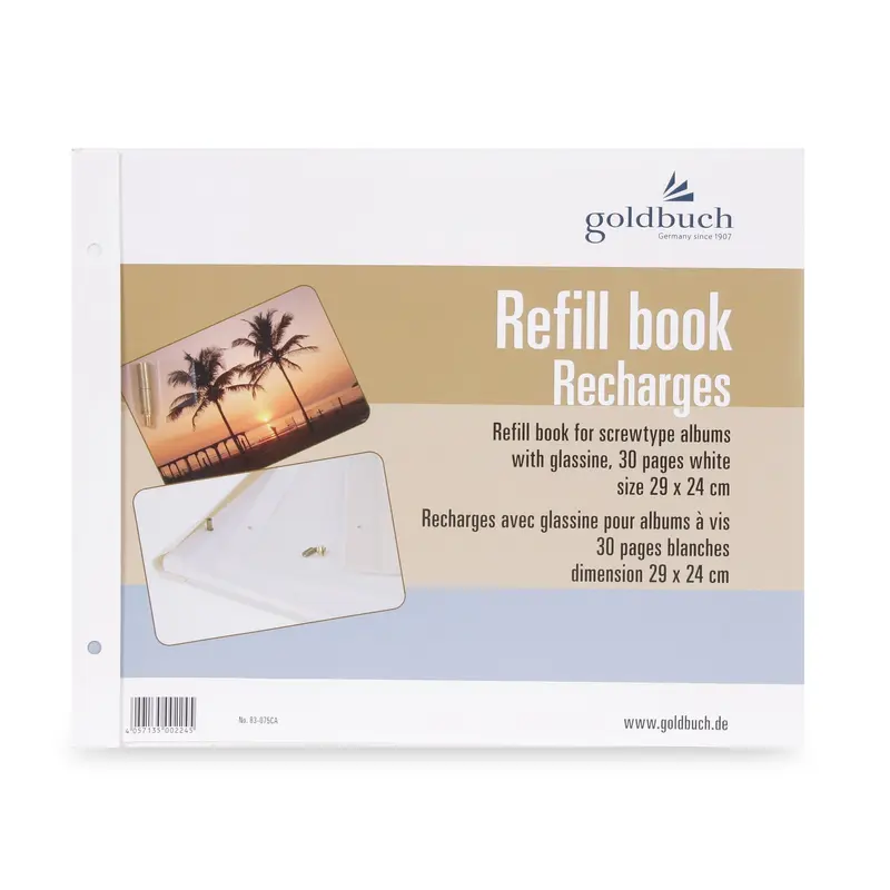 Photo Album White Paper Refills