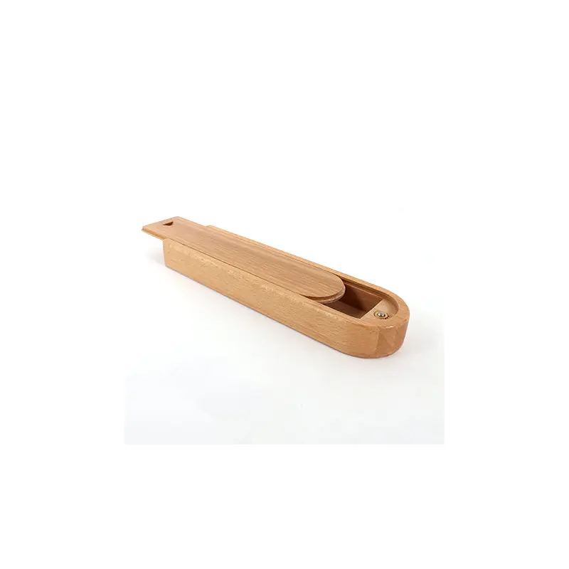 Rounded Wooden Box for Supplies