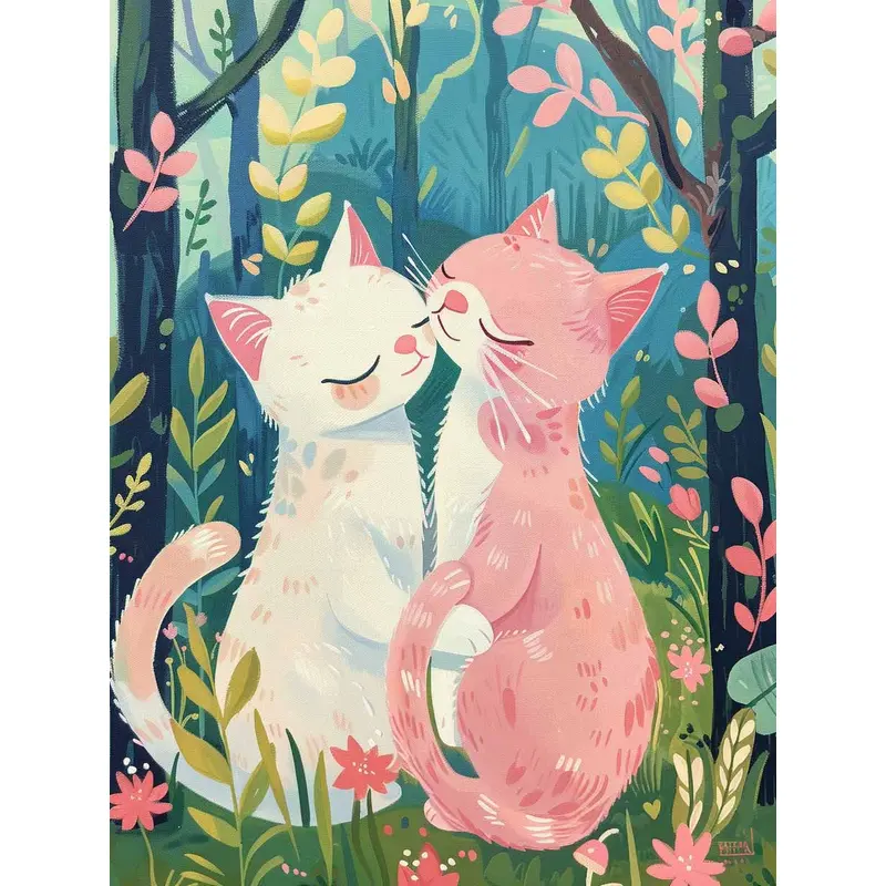 Forest Love Cats