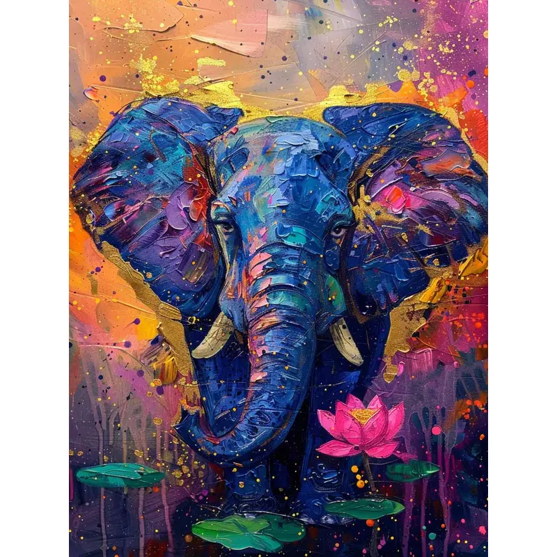 Golden Twilight Elephant