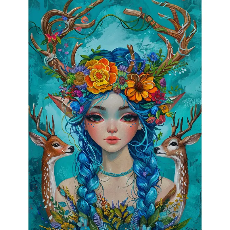 Nature's Embrace Girl