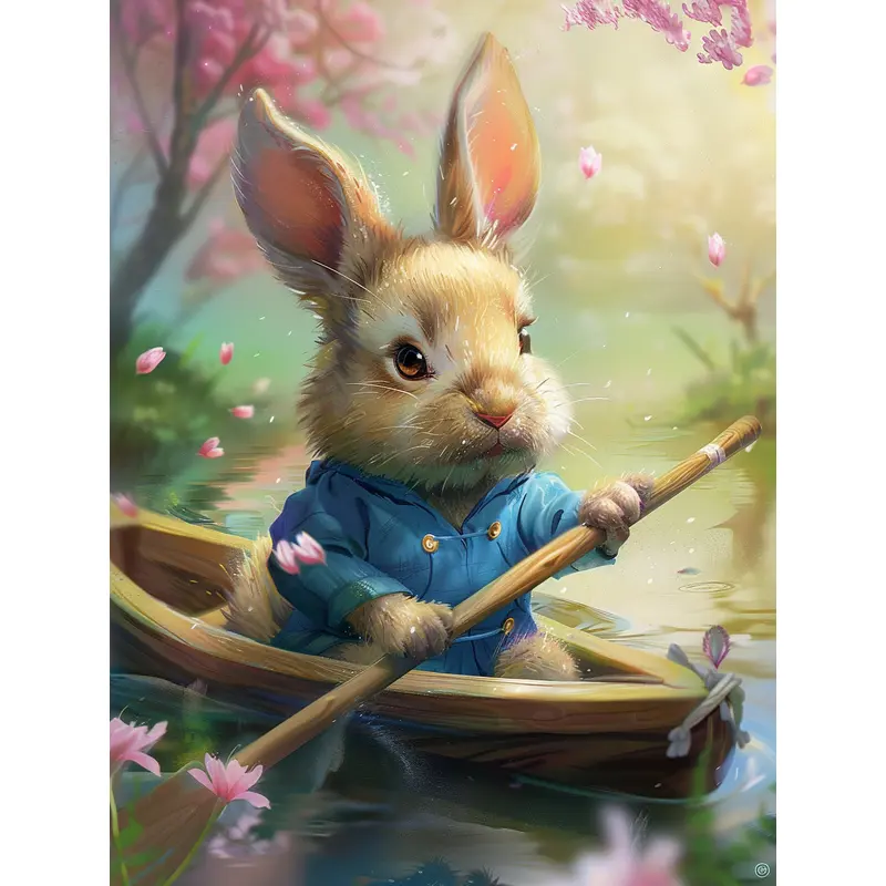 Romantic Rowing Bunny