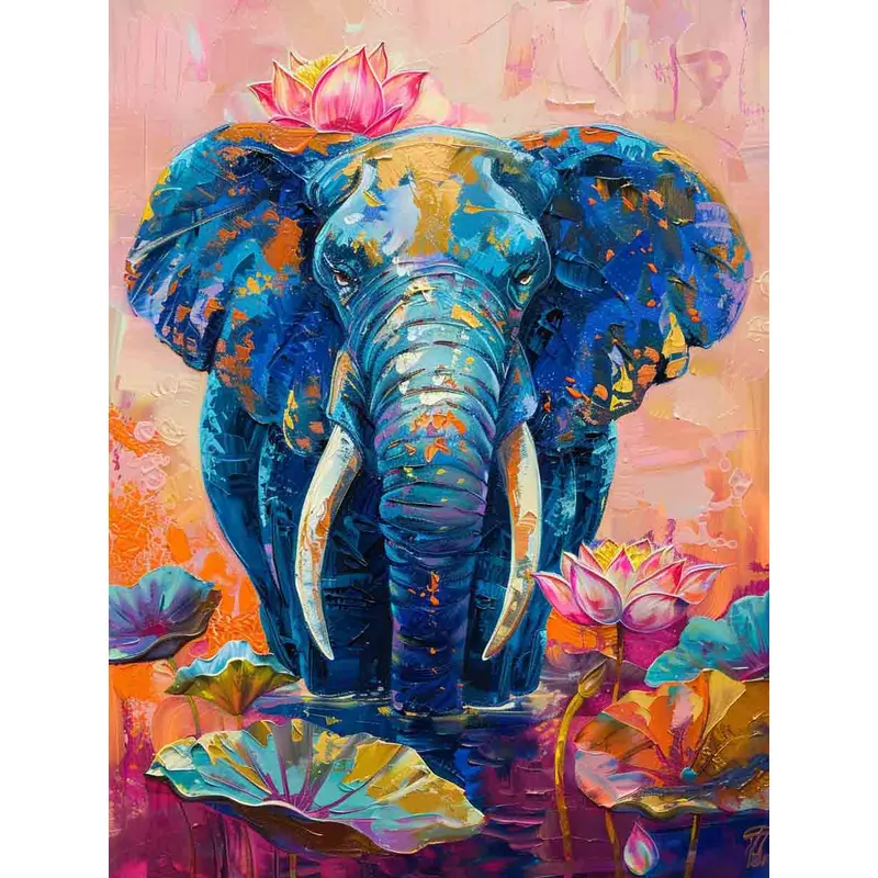 Royal Blue Elephant