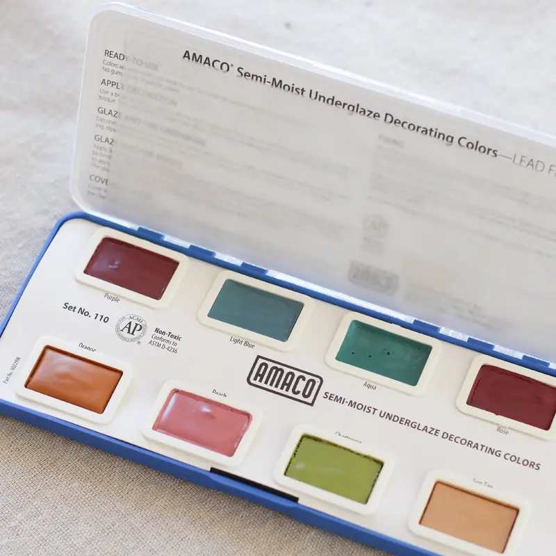Underglaze Watercolor Palettes-San Francisco