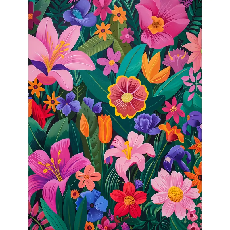 Vibrant Valentines Garden