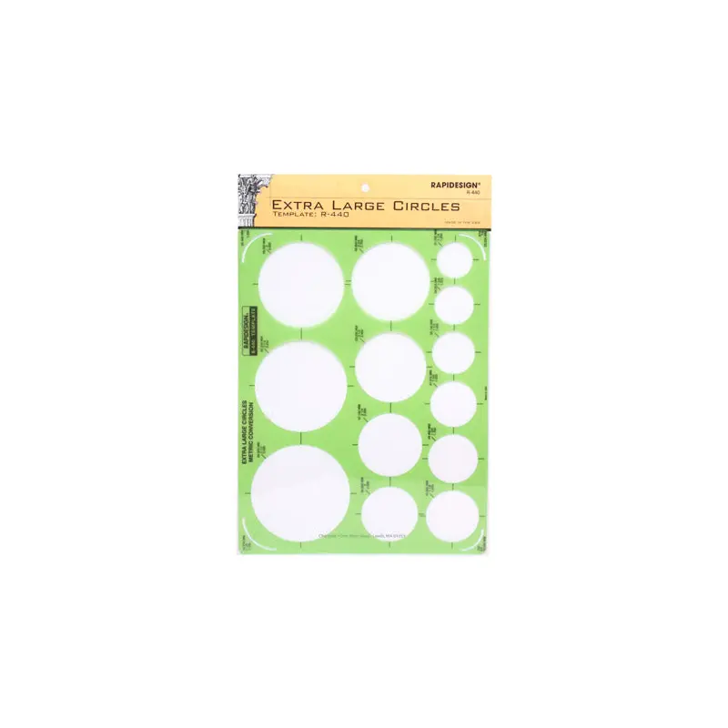 Extra large circles template