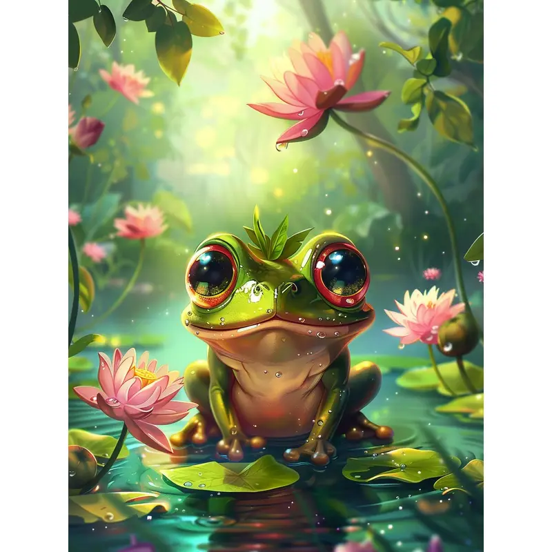 Fantasy Frog in Bloom