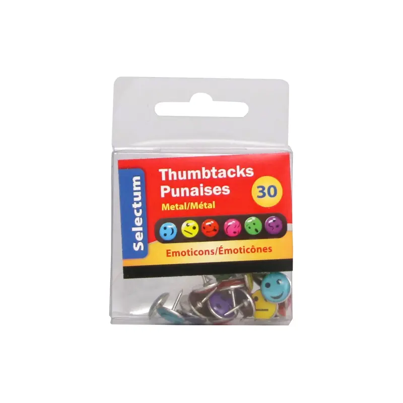 Metal Thumbtacks  Assorted Emojis