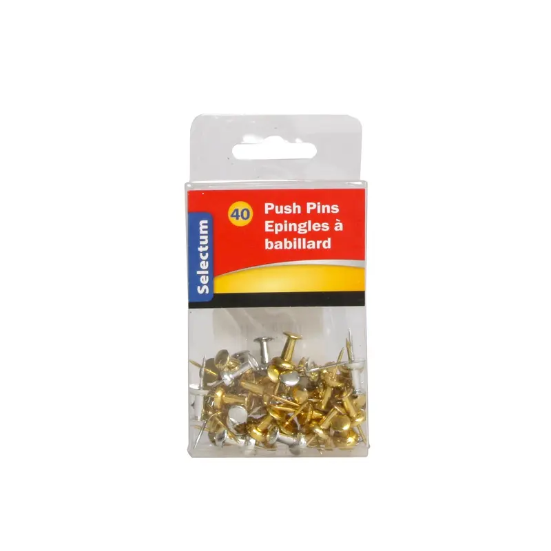 Push Pins  Gold & Silver