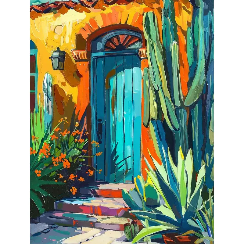 Turquoise Door Radiance
