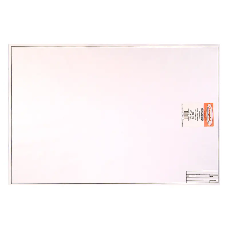 Clearprint 1000H Title Block - 1 Sheet, 18 x 24 in