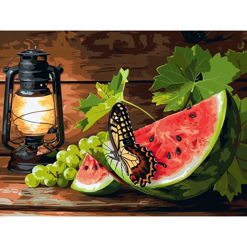 Glowing Lantern & Butterfly