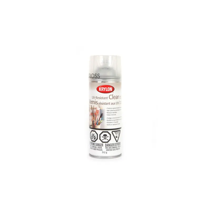 Varnish clear spray anti-uv