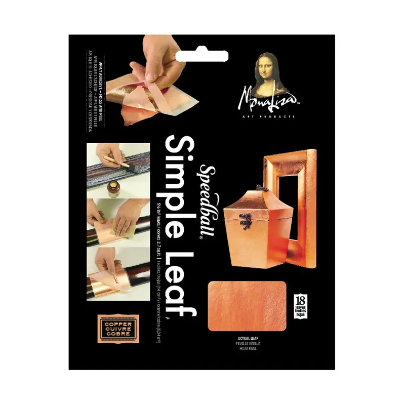18-Pack Mona Lisa Simple Leaf - Copper