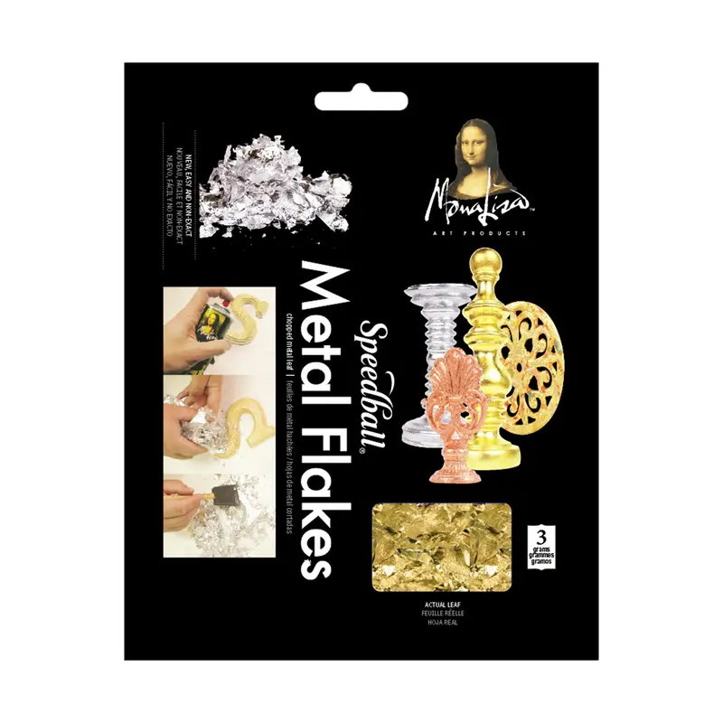 Mona Lisa Metal Flakes - Imitation Gold