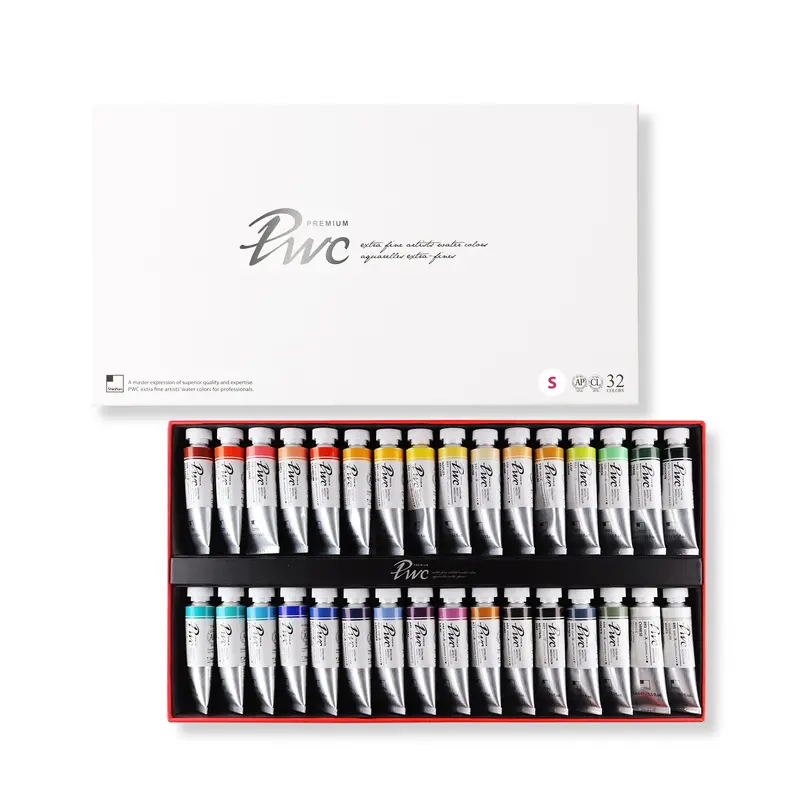 PWC Extra Fine Watercolour Kit - 32 Pieces