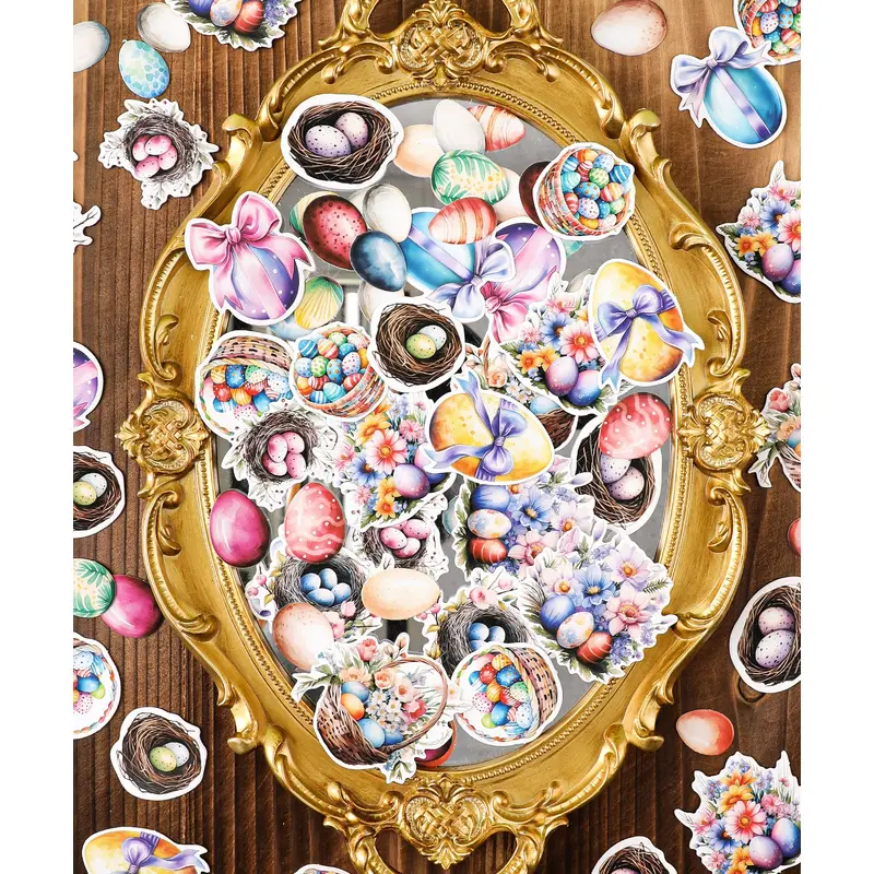 52 Pcs Grabie Exclusive Hoppy Easter Sticker Set