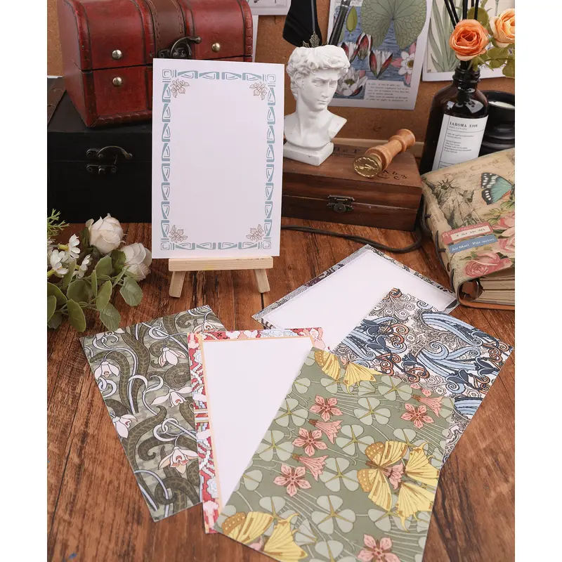 6 Pack Postcards With 6 Matching Envelopes