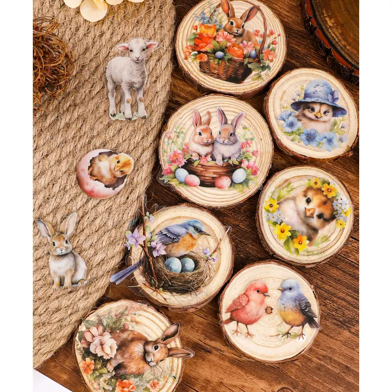 60 Pcs Grabie Exclusive The Magic Of Easter Sticker Set