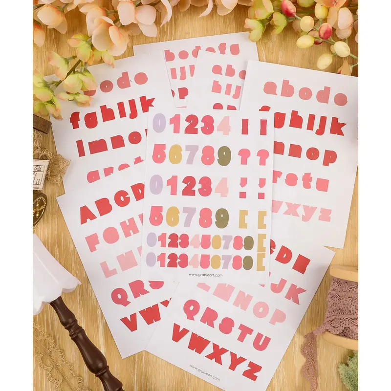 7 Sheets Grabie Exclusive Sweet Holiday Sticker Set