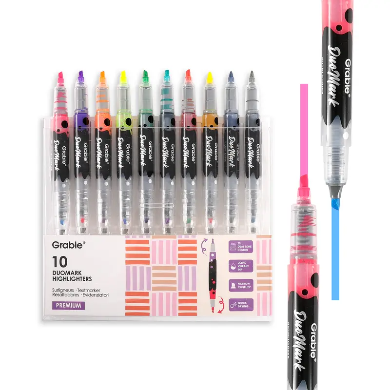DuoMark Highlighter Set of 10