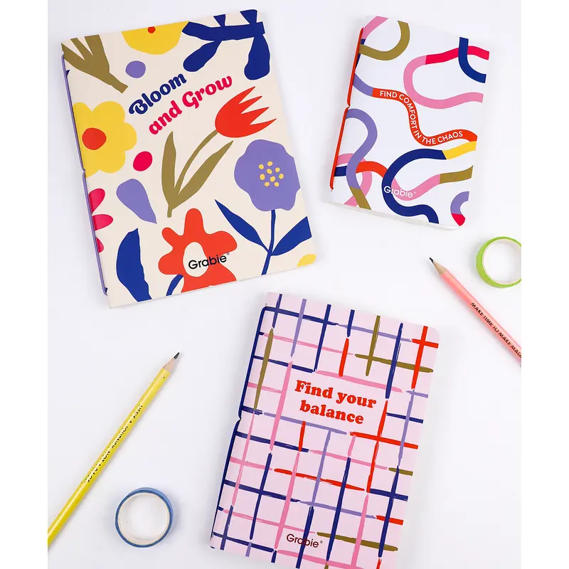 Find Comfort In The Chaos Notebook Set Of 3
