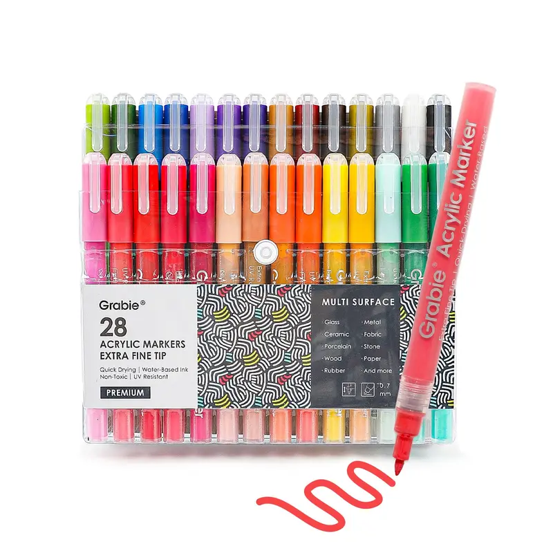 Grabie Acrylic Paint Marker Set