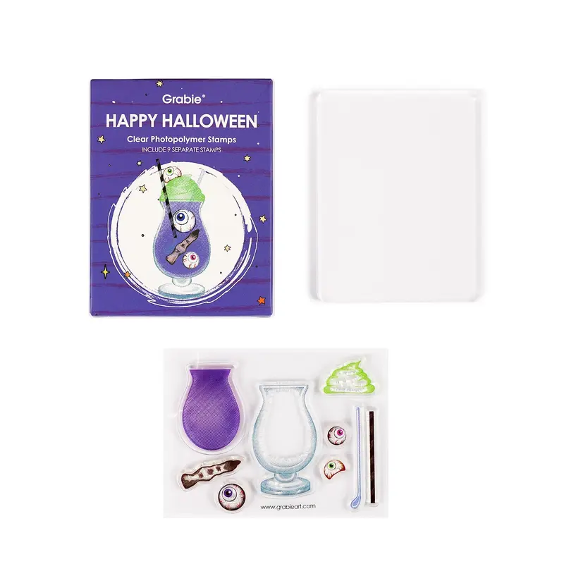 Happy Halloween Clear Photopolymer Stamps