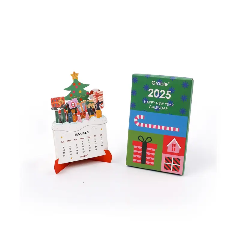 Happy Holidays 2025 Mini Calendar