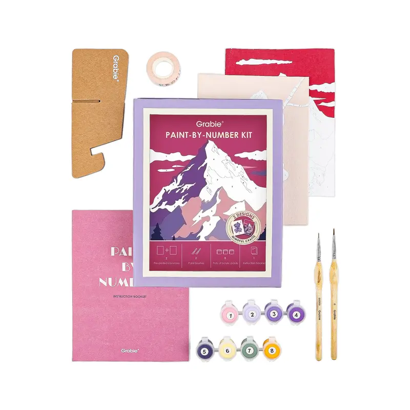 Paint-by-Number Nature Series Kit - 2 Designs