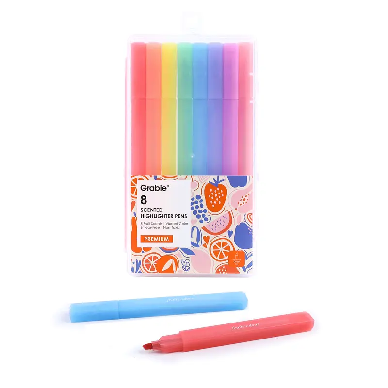 Scented Highlighter Pen Set Of 8