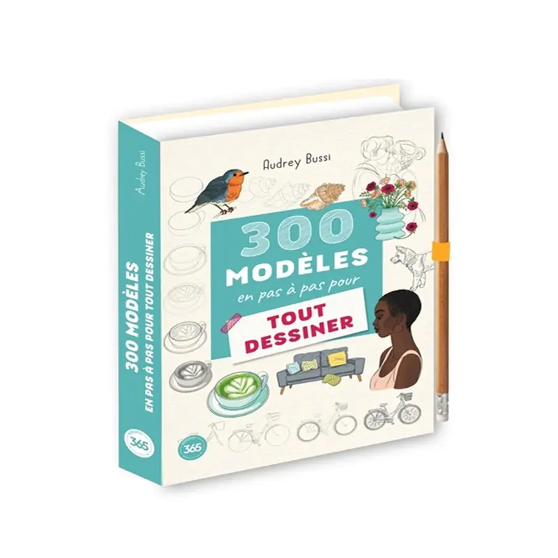 300 modles en pas  pas pour tout dessiner - French Ed.