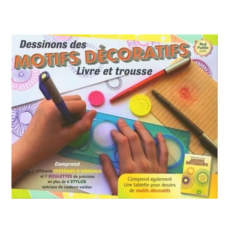Dessinons des motifs dcoratifs - Livre et trousse - French Ed.