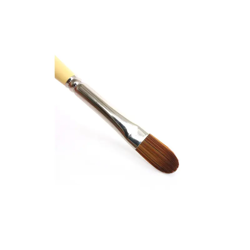 Filbert synthetic bristles paintbrush