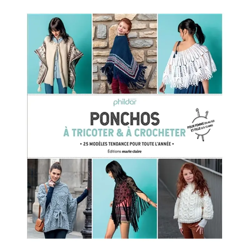 Ponchos  tricoter &  crocheter - French Ed.