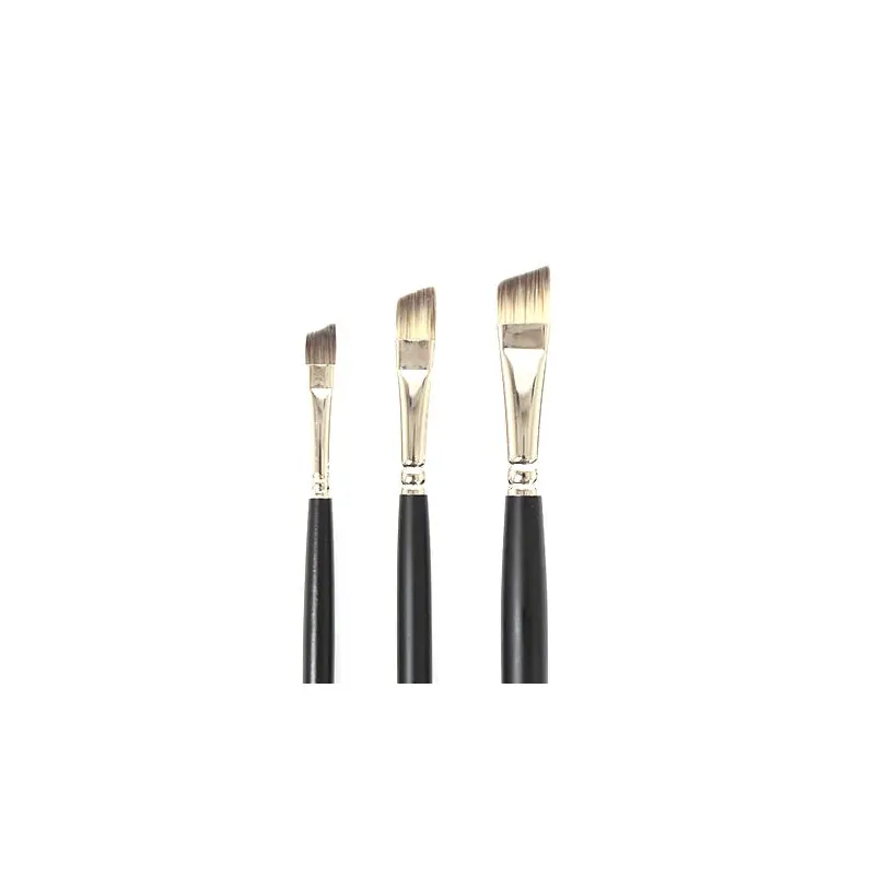 Synthetic hair angle paintbrush
