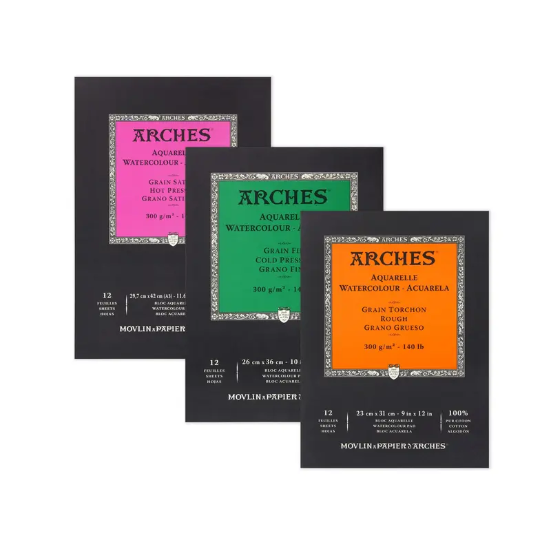 Watercolour Pad - 12 Sheets