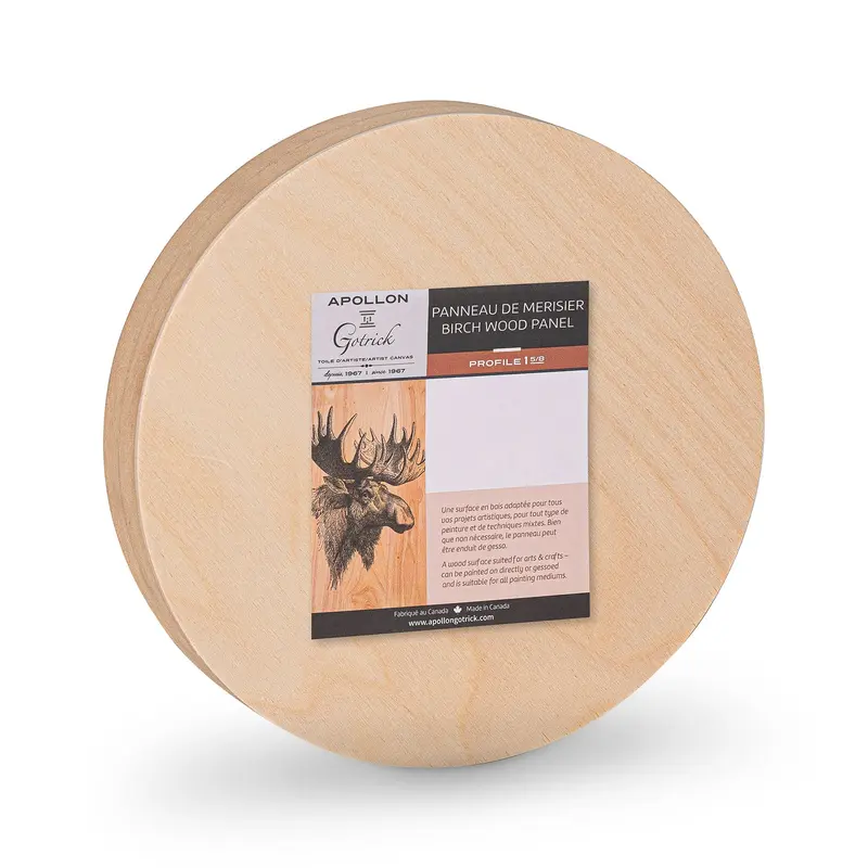 Wood Panel - Gallery, Round