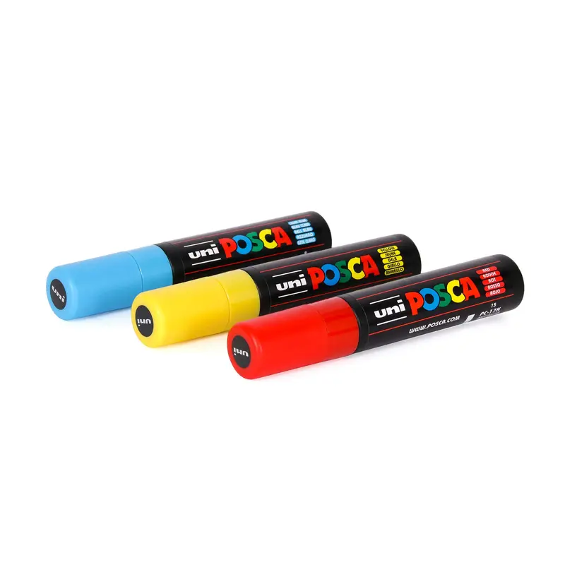 Extra Broad Chisel Tip Marker  15 mm - Red