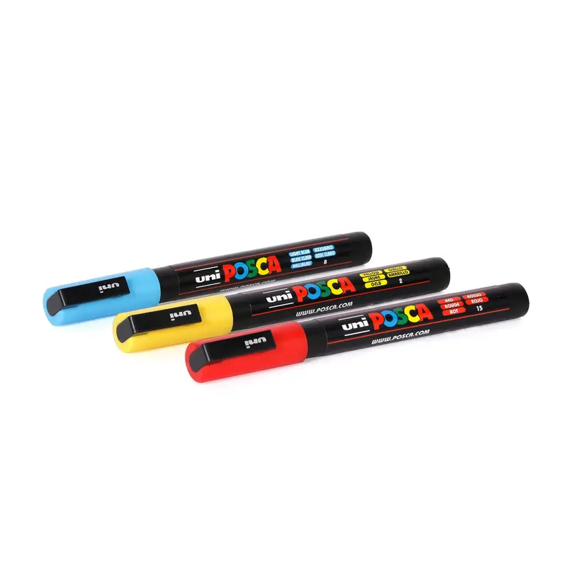 Fine Bullet Tip Marker  1.5 mm - Glitter Orange