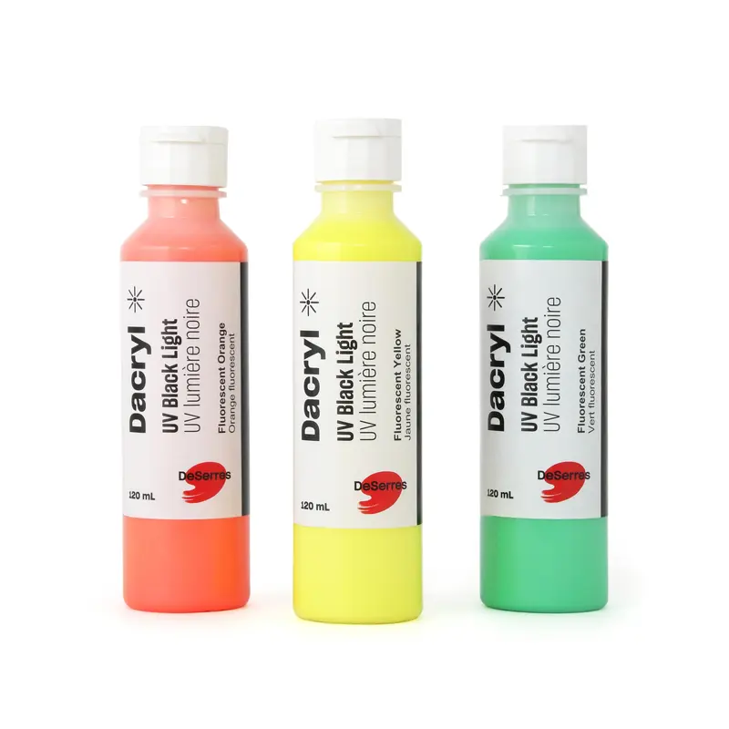 Dacryl UV Black Light Acrylic - Fluorescent Green