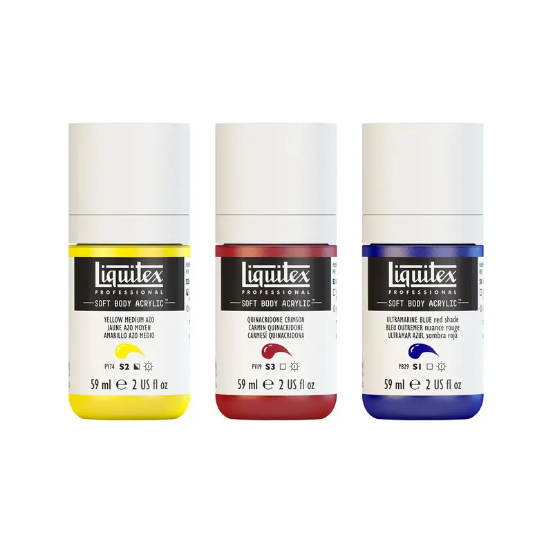 Soft Body Acrylic : Low Viscosity - Ultramarine Blue Grn Sh.