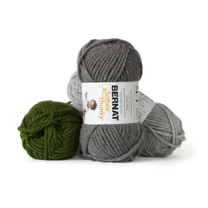 Softee Chunky Yarn - Gray Blue