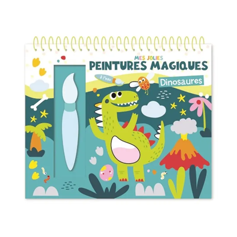 Dinosaures - Mes jolies peintures magiques  l'eau - French Ed.