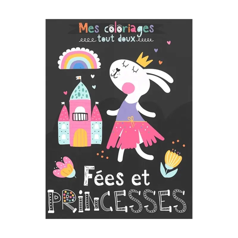Fes et princesses - Mes coloriages tout doux - French Ed.