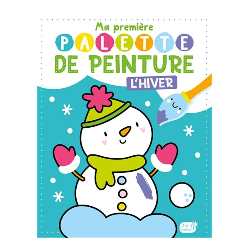 L'hiver - Ma premire palette de peinture - French Ed.