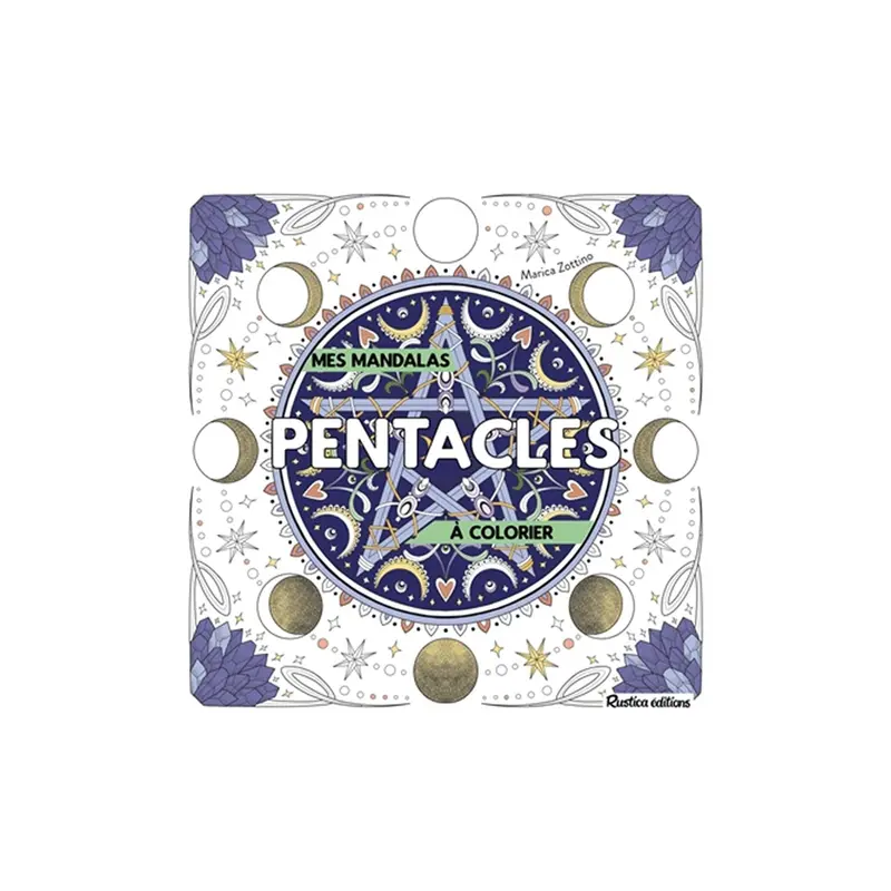 Mes mandalas  colorier - Pentacles - French Ed.