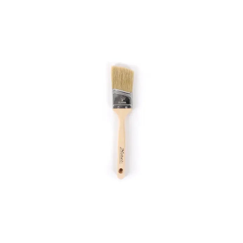 White bristle anglular paintbrush